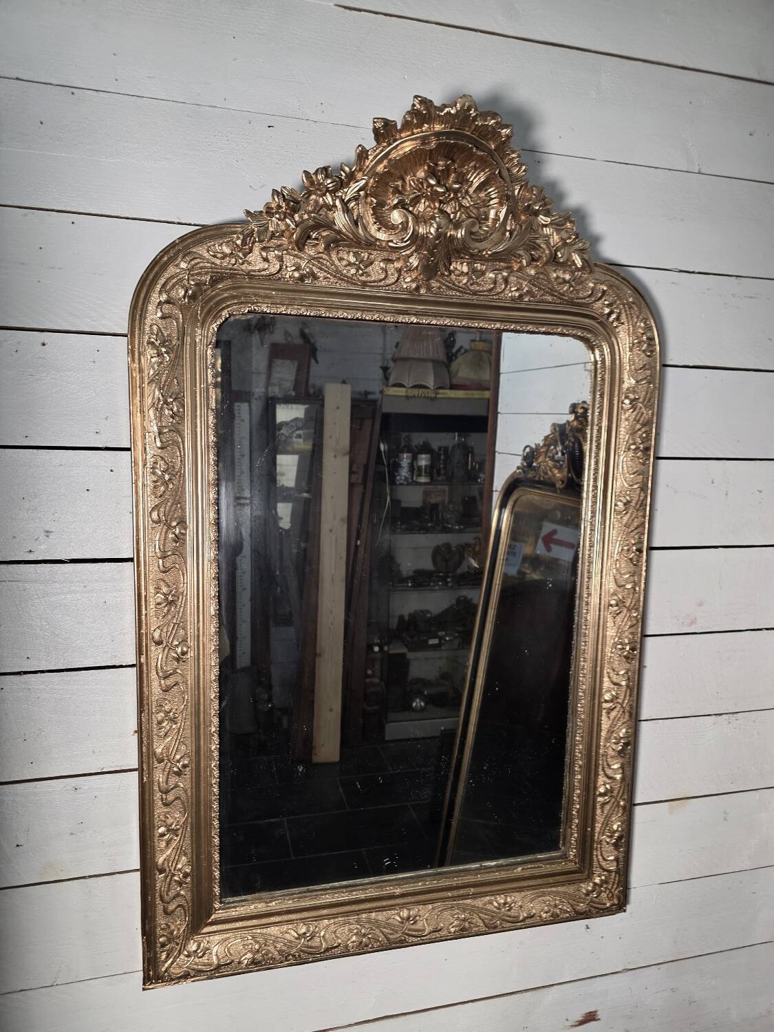 Napoleon III gilded mirror