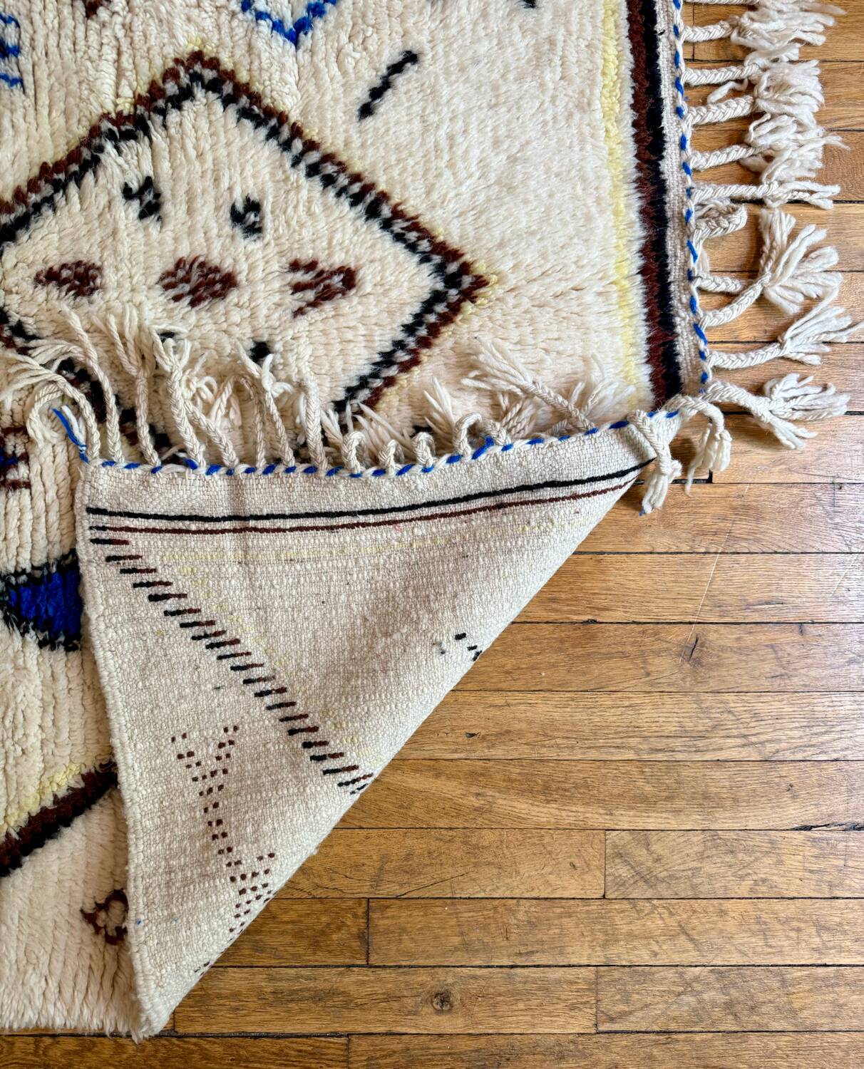 Tapis berbère béni Ouarain 132 x 249