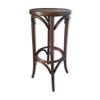 Tabouret haut en bois cintré