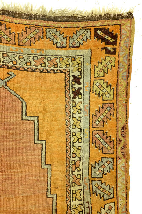 Turkish carpet, late 19th century, 85x140cm.