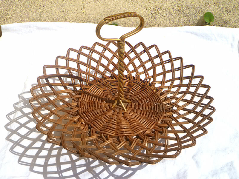 fruit basket, old, vintage