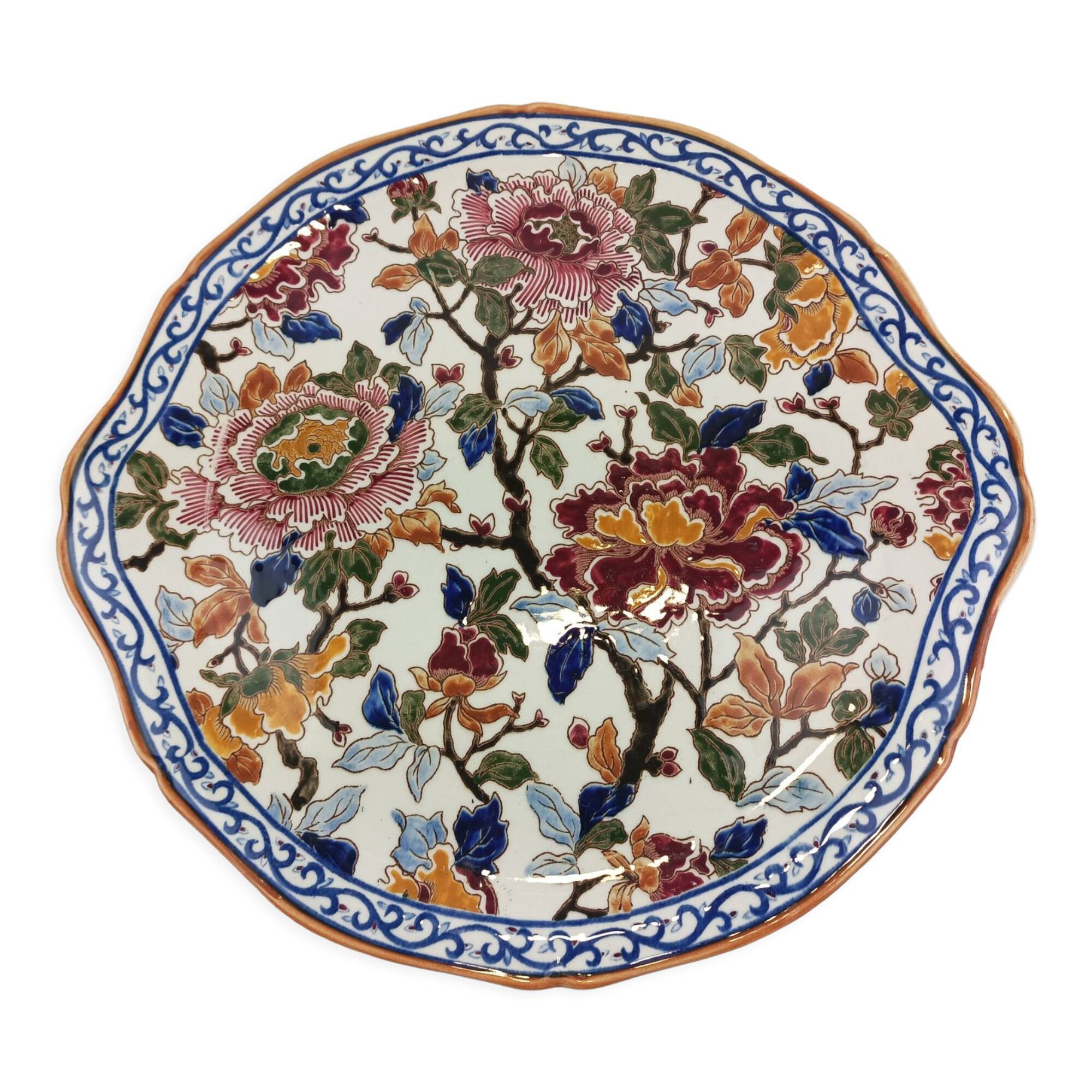 Dish Gien model peony