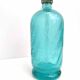 Siphon bistrot vintage Cherbourg verre turquoise 1935