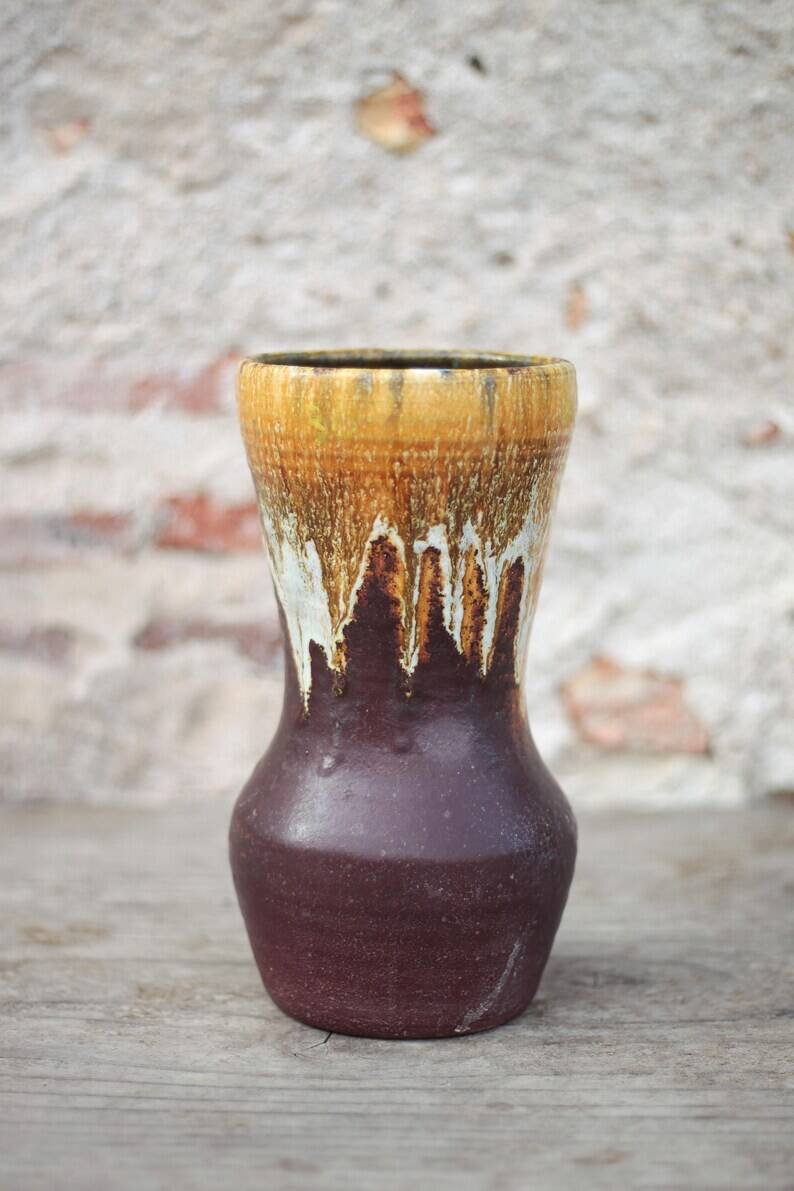 Hubert Guy for Accolay – Important glazed ceramic vase – France, circa 1955