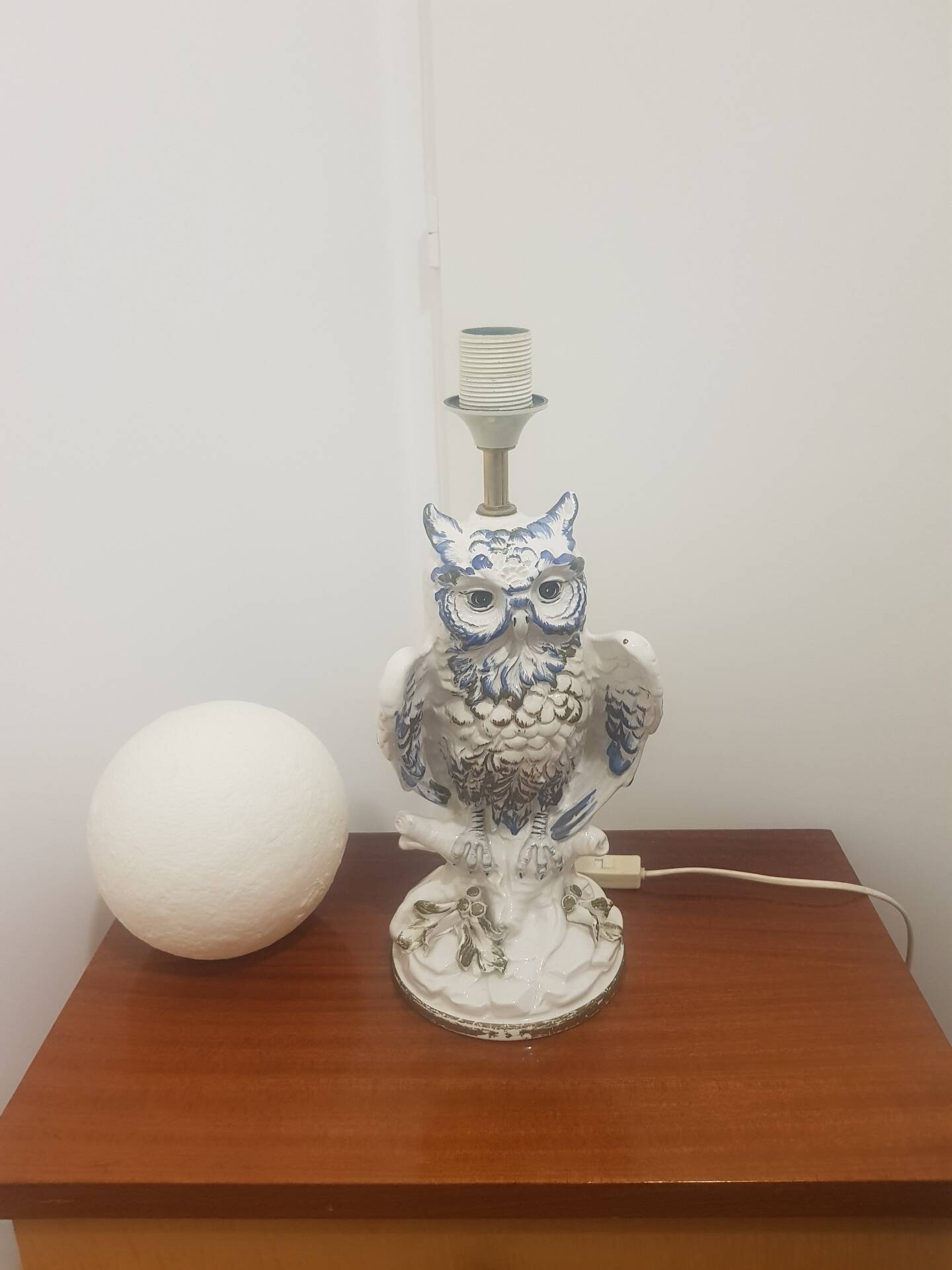 Great vintage owl lamp