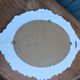 Oval mirror with white frame