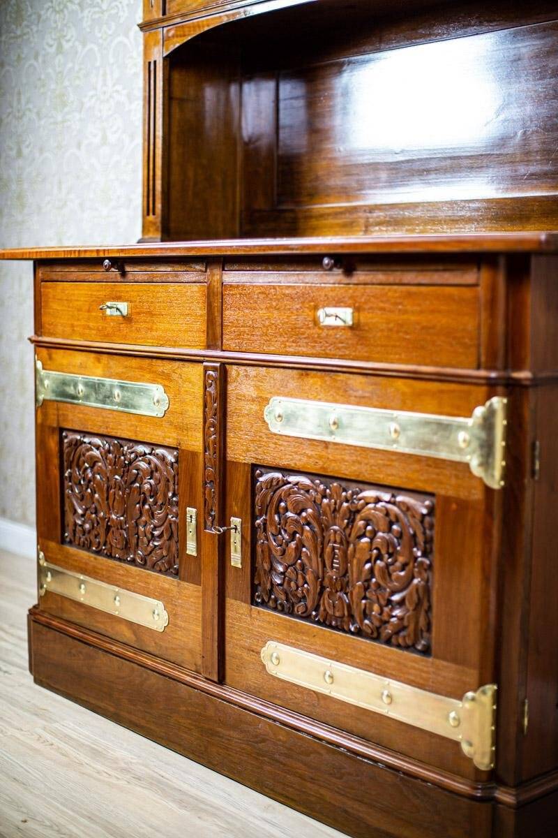 Antique Art Nouveau Palace Cupboard, 1890s