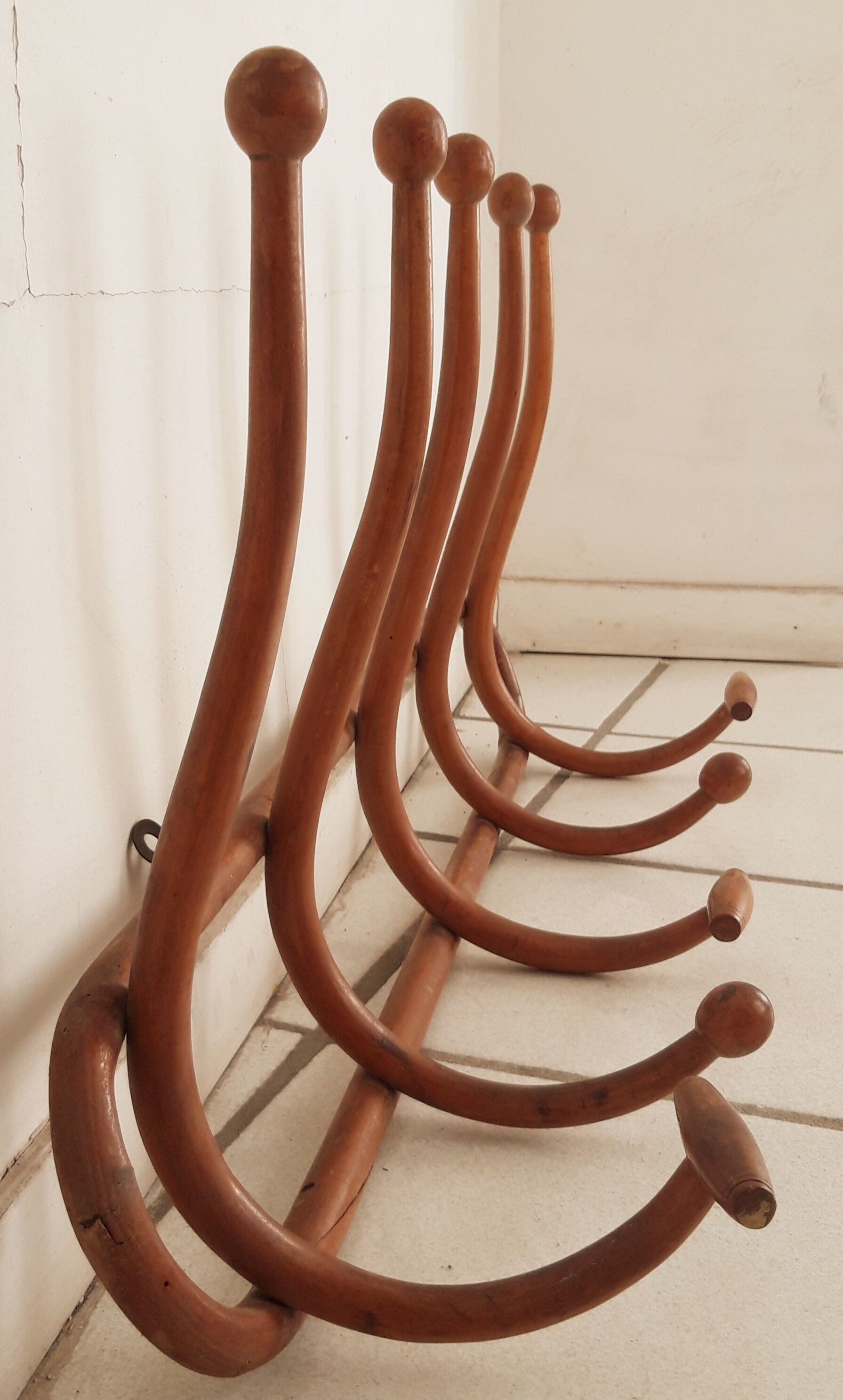 Wall coat rack