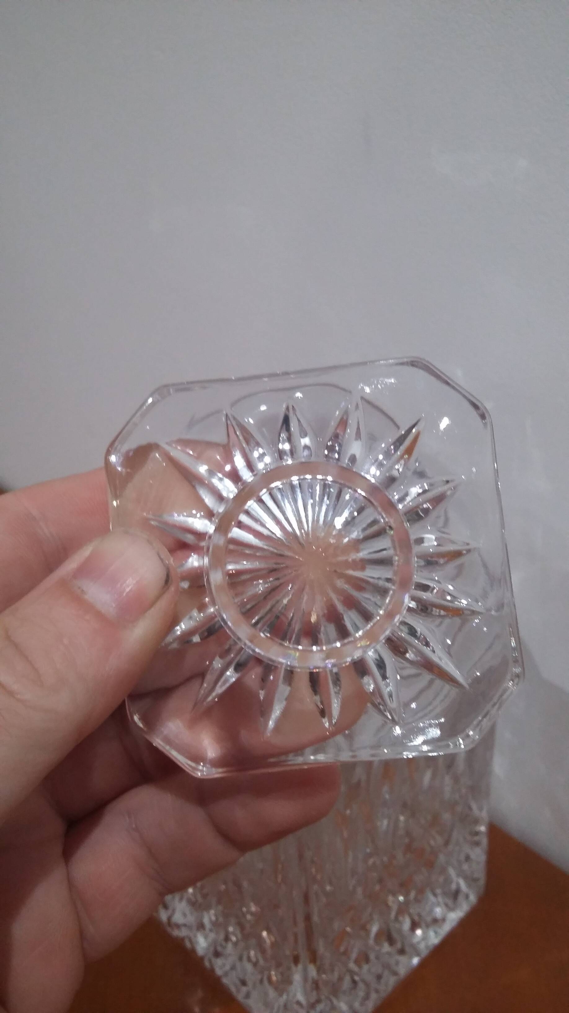 Royal cristal rock crystal whiskey decanter