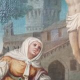 Old painting - oil on canvas - Italian school, 18th century