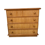 Commode en rotin