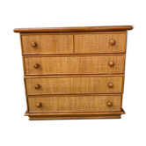 Commode en rotin
