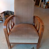 Modular art deco armchair