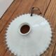 White opaline lampshade