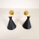 Pair of modern Italian wall sconces in Stilnovo style, wall lamp.