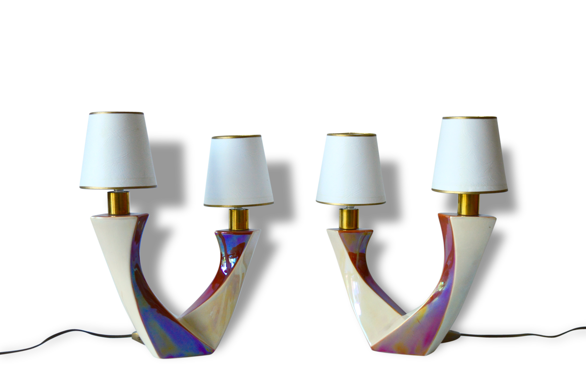 Pair of nightstands 50s Verceram