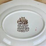 8 plates 1 dish Olde English Countryside Johnson Bros ironstone