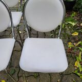 4 skai chairs