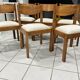 Set of 6 elm chairs from Regain vintage 1980.