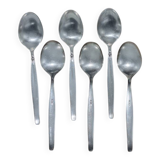 Petites cuillères en métal argenté