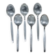 Small silver-plated metal spoons