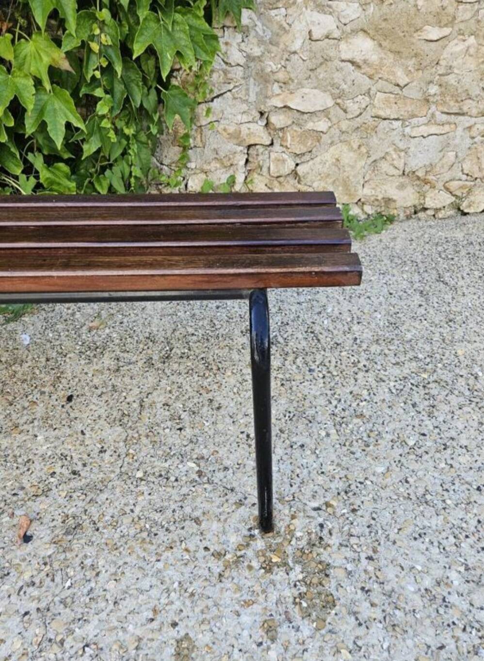 Vintage school bench