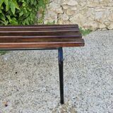 Banc d'école vintage