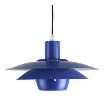 Blue colored top design lamp by Jeka Metaltryk - Model Viola type 3013P