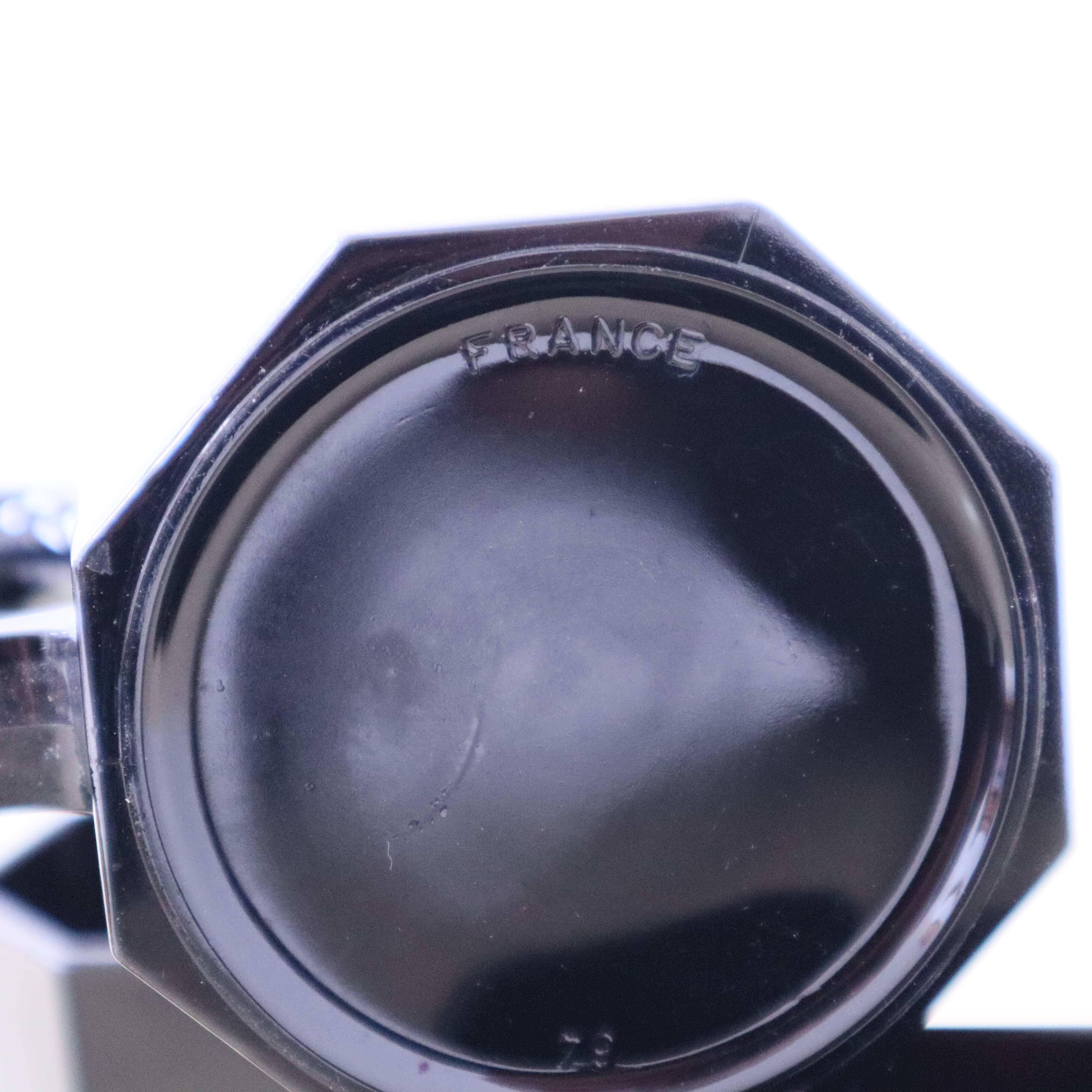 4 black "Octime" Arcoroc mugs