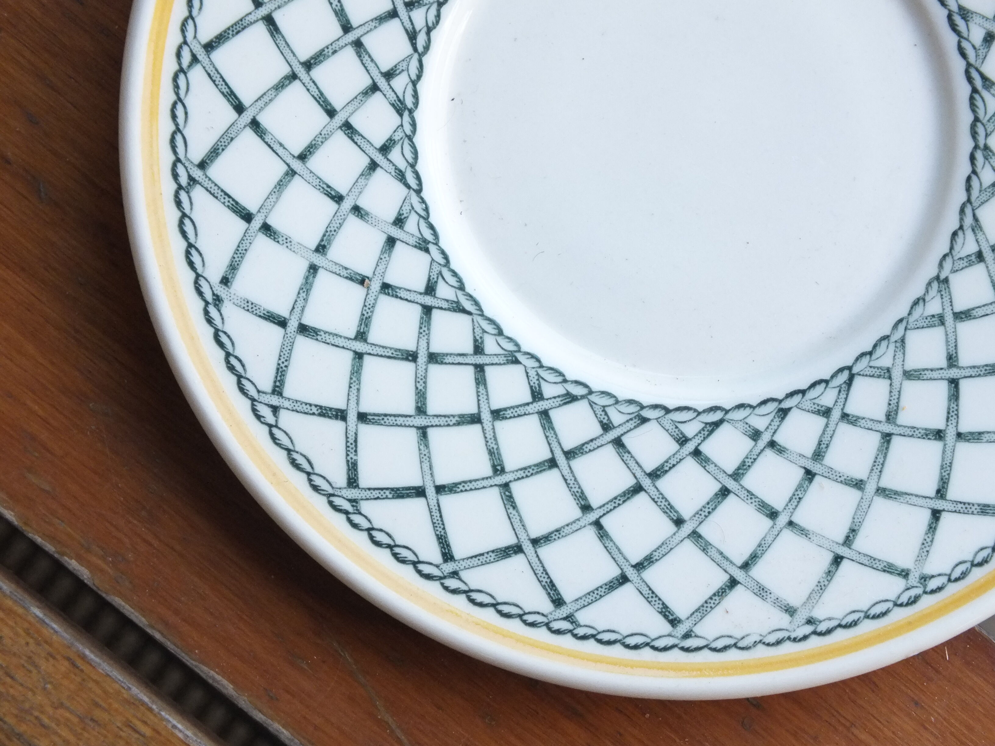 3 Saucers for Villeroy Basket Coffee Cup