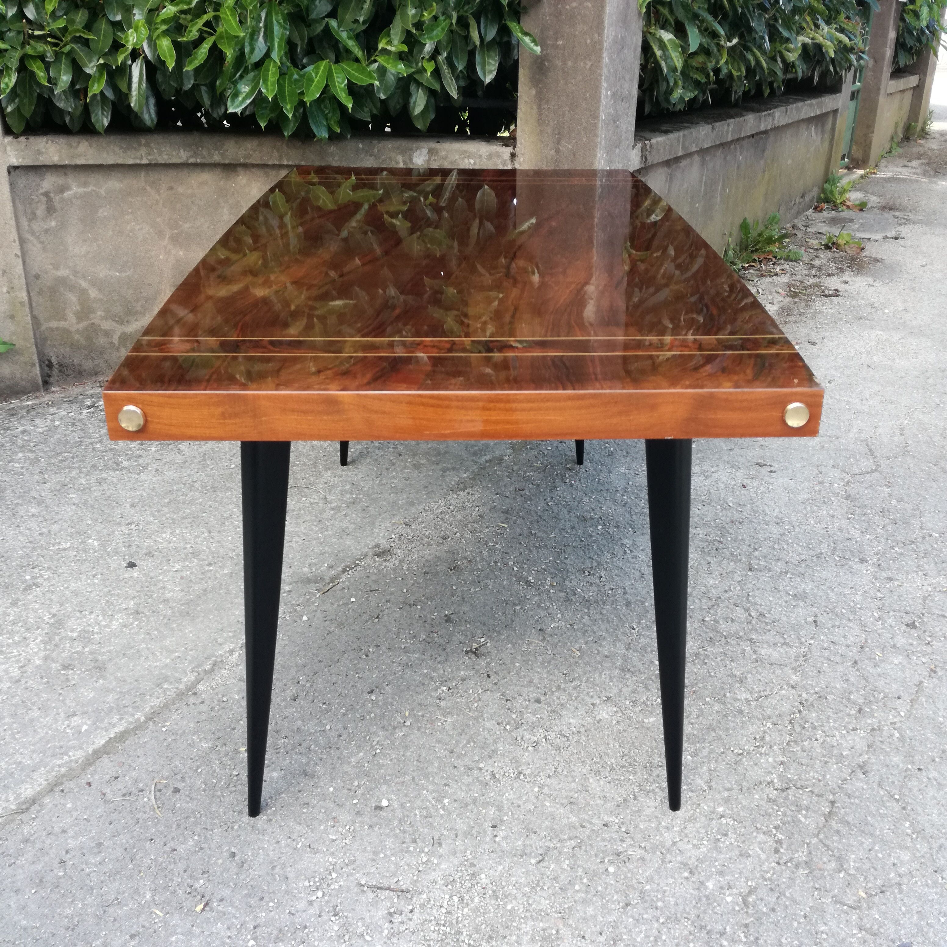 Walnut table 1950s