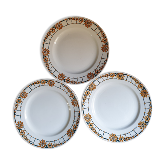 Trio of Saint Amand plates