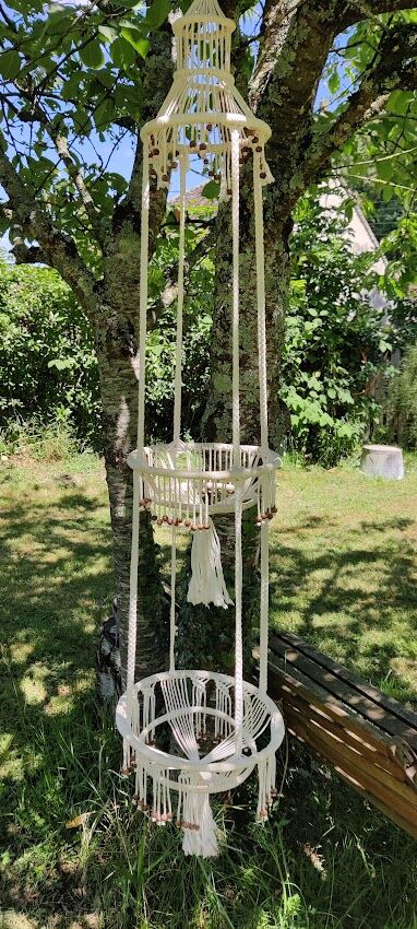 Macramé plants holder