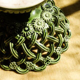 Pichon Uzes Braided Ceramic Fruit Bowl.