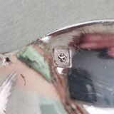 Six silverplated spoons