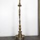 Lampadaire torchère en bois sculpté et doré