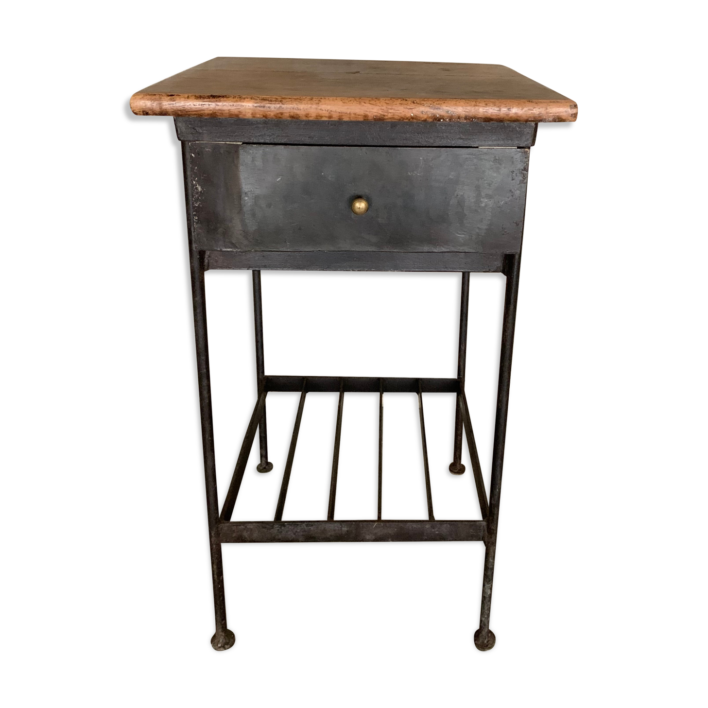 Table de chevet industrielle