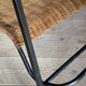 Metal and rattan coffee table