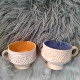 Tasses en terre cuite