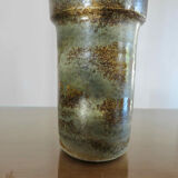 Glazed glazed sandstone soliflore vase 1960