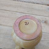 Vintage Refreshing stoneware pitcher with ice cube tank