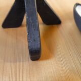 Brutalist wrought iron candlestick, 1960s