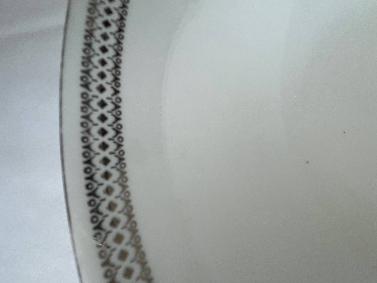 White porcelain salad bowl