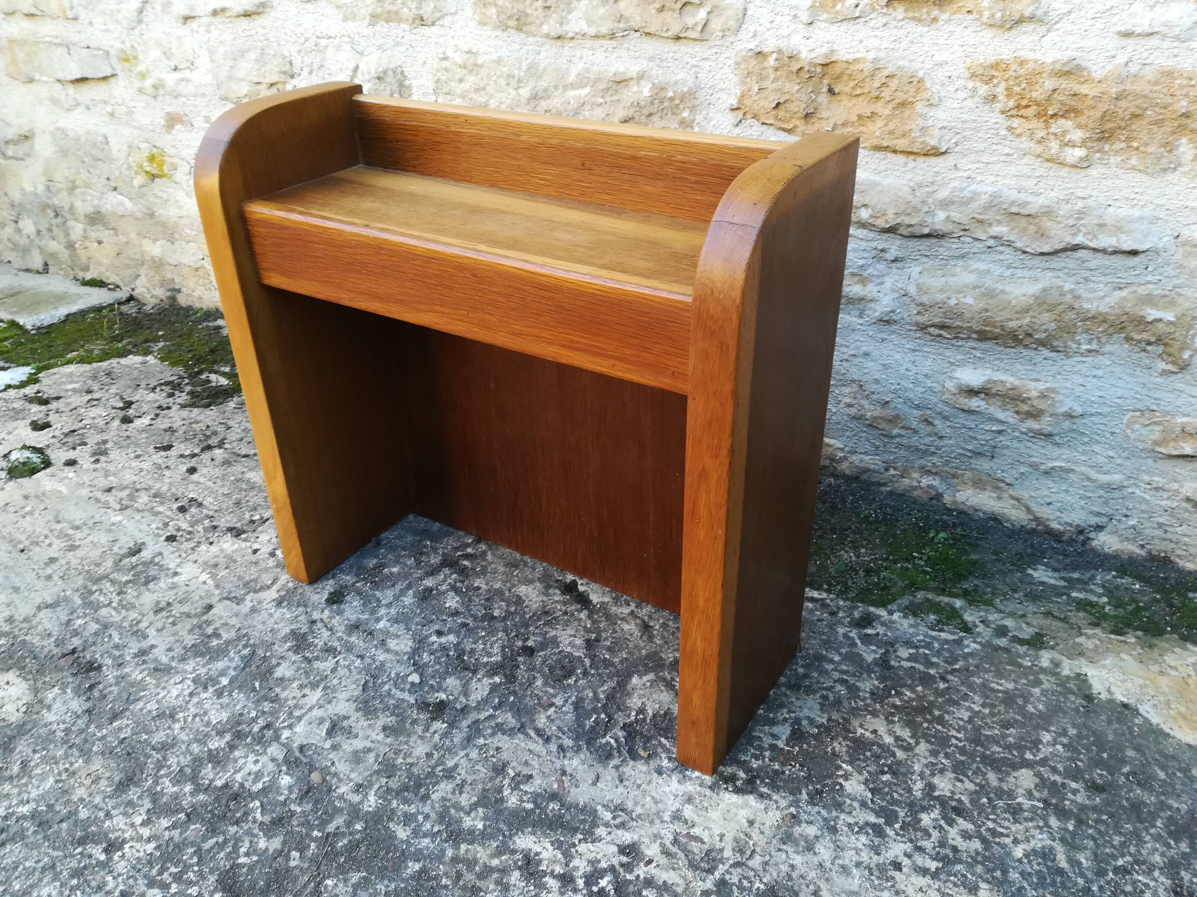 Oak bedside table