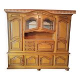 Armoire living chêne massif