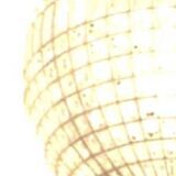 Spherical crystal pendant light