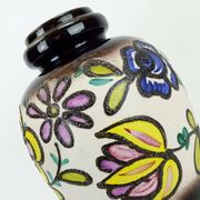 huge scheurich  FLOORVASE colorful fat lava flower decor model 286-42