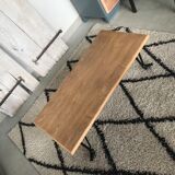 Solid oak coffee table