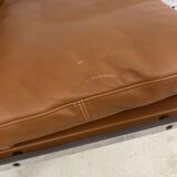 Scandinavian gold leather fireside chair, BO-561 by Preben Fabricius & Jørgen Kastholm
