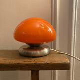 Orange mushroom lamp
